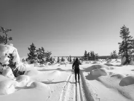Běžecké lyžování v laponsku - Äkäslompolo – Finsko